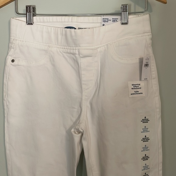 Rockstar Super Skinny Jeggings Mid-Rise Slimming Effect Waistband NWT - Picture 4 of 8